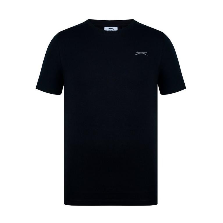 Mens Slazenger 100% Cotton Plain Crew Neck T Shirt XS S M L XL XXL 3XL 4XL BNWT