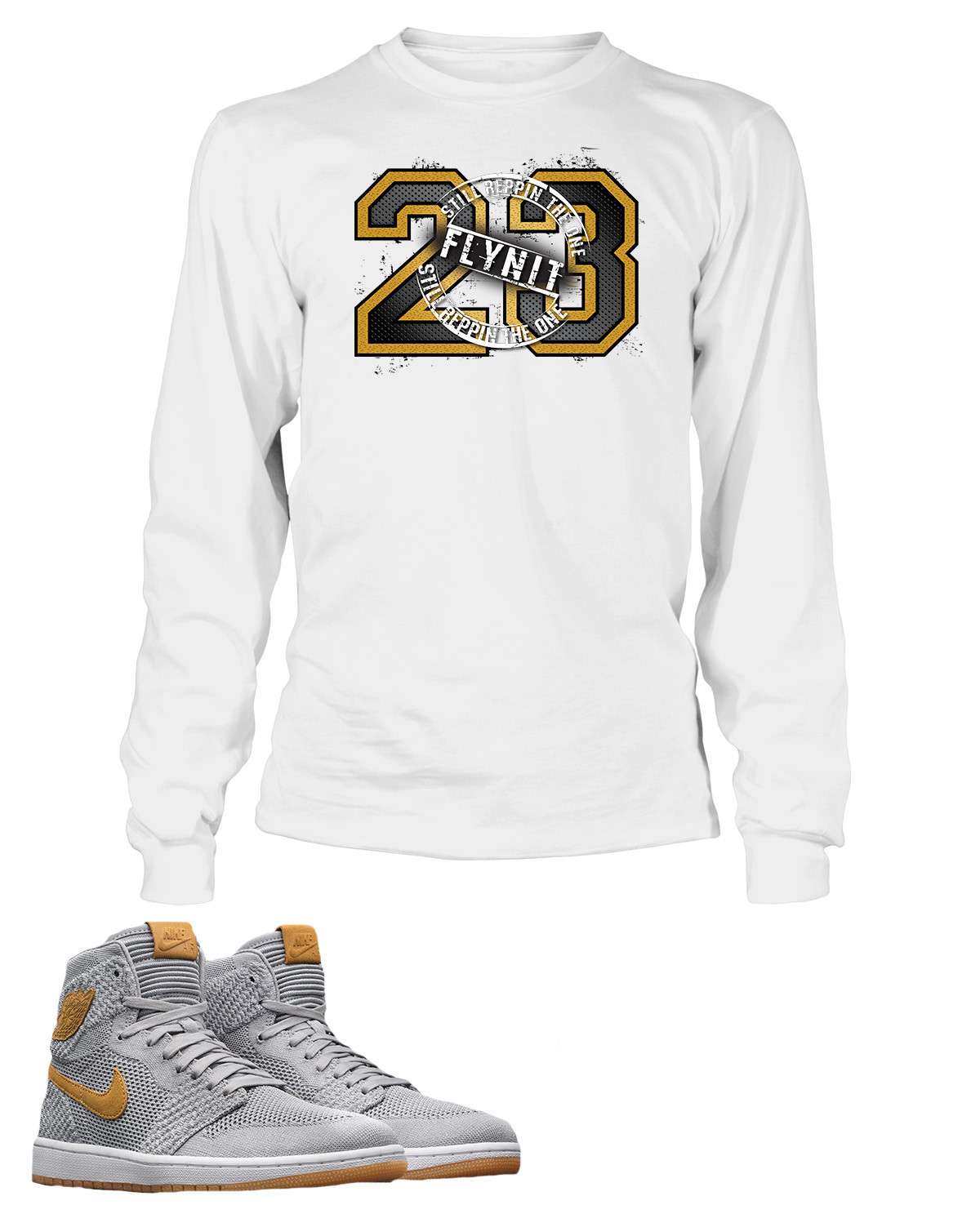 23 Big Tall Tee Shirt to Complement J1 Flyknit Shoe Mens Sport Pro Club Shaka T