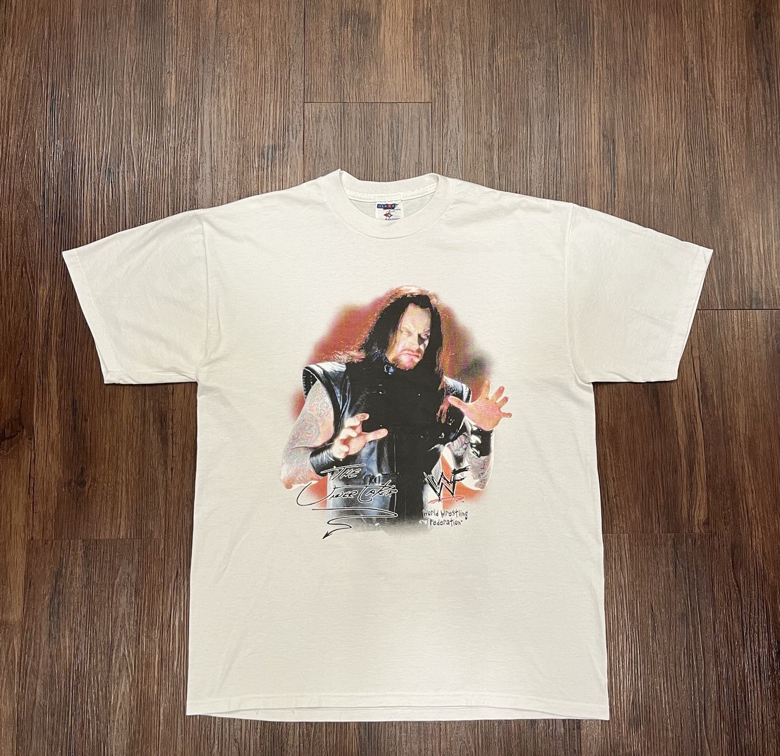 Vintage 90s Undertaker WWF World Wrestling Federation Graphic T-Shirt – Size L