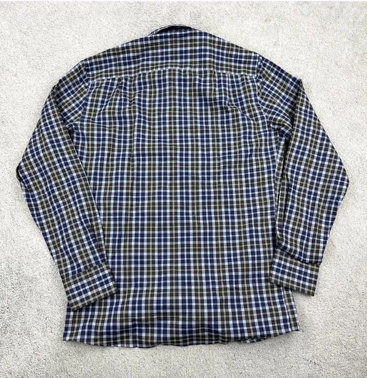 Peter Millar Men’s Navy Lenox Winter Soft Twill Sport Shirt – Size Medium NWT