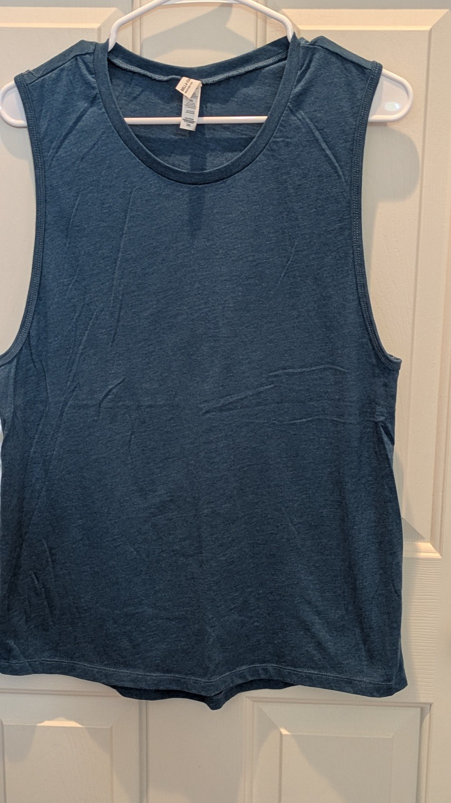Bella Canvas Unisex Sleeveless Tank T-Shirt – Heather Teal Size 2XL