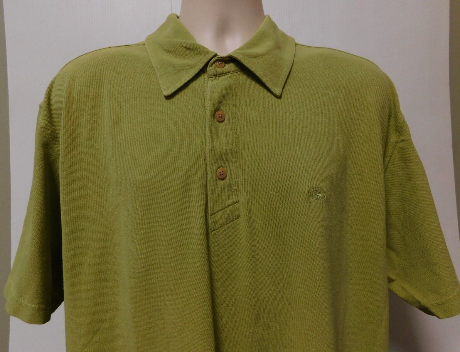 QuickSilver Edition Mens Custom Fit Golf Polo Short Sleeve Shirt XL 100% Cotton