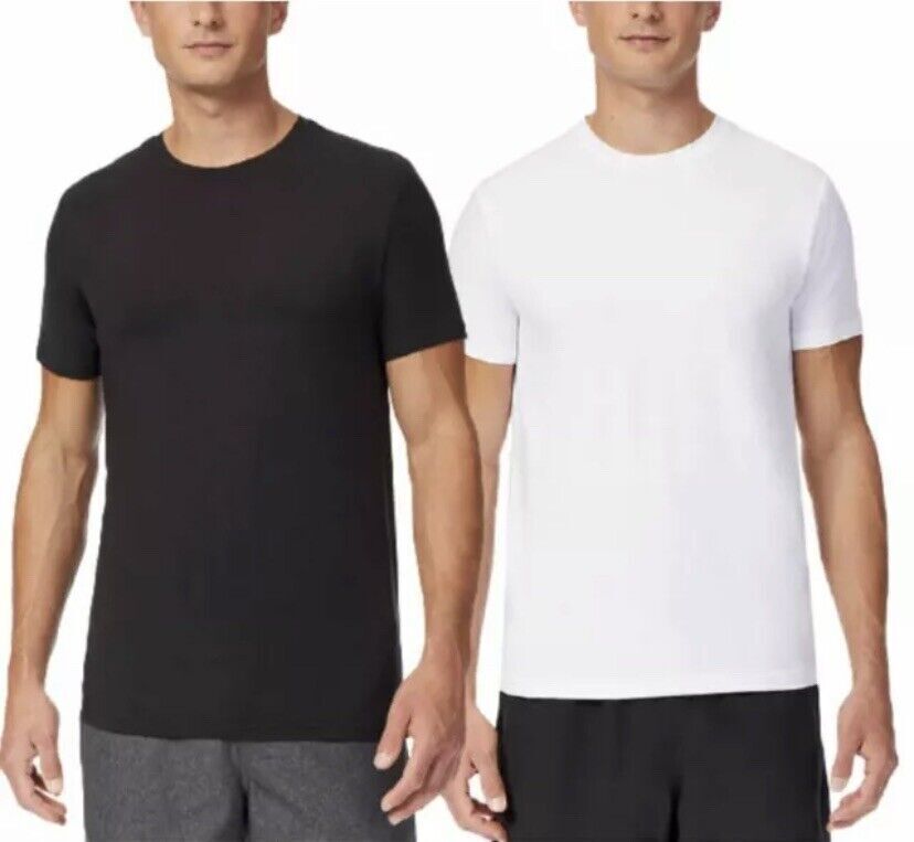 Set of 2 Men’s 32 Degrees Cool Quick Dry Crew Neck T-Shirt M L XL XXL New