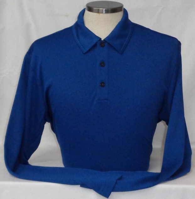 NEW MENS ADIDAS SOLID L/S POLO GOLF SHIRT, NAVY/ULTRAMARINE, PICK SIZE