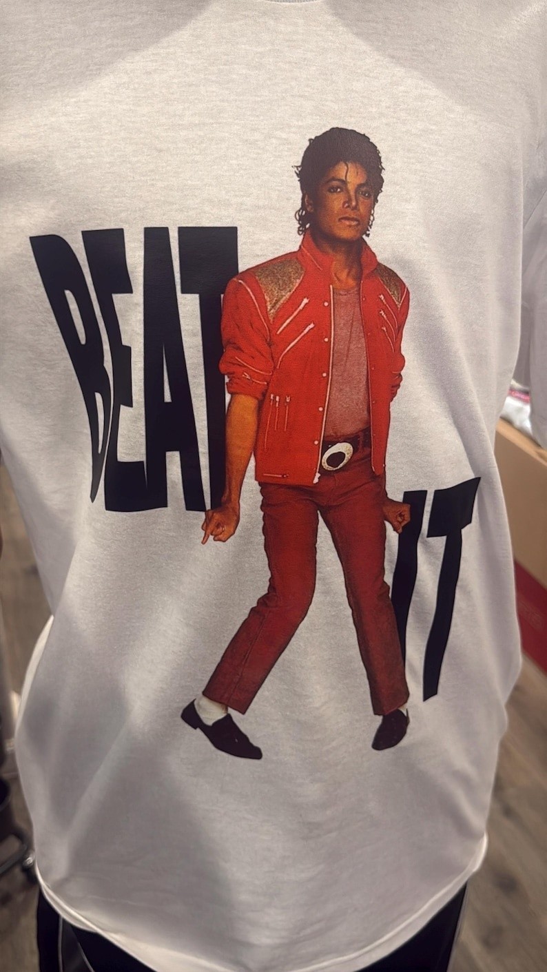 Michael Jackson “Beat It” Graphic Tee | 80s King of Pop Retro Music Shirt