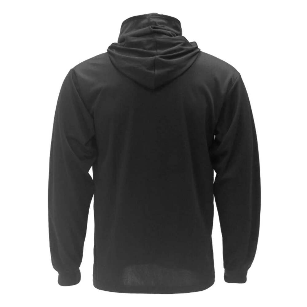 Long Sleeve Hooded Work Shirt with Built-In Face Mask – Everyday Colors