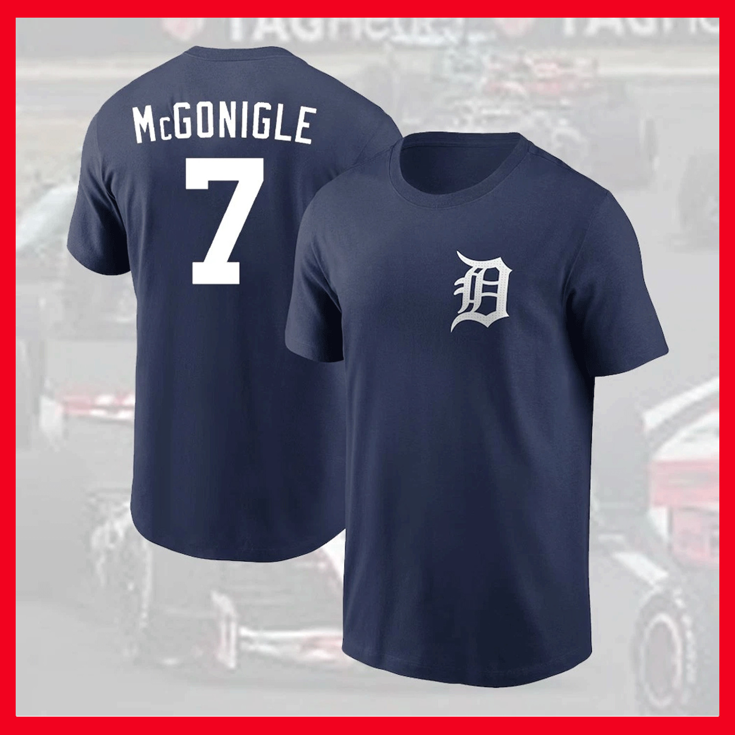 HOT- Kevin McGonigle #7 Detroit Tiger Basball Name & Number Player For Fans