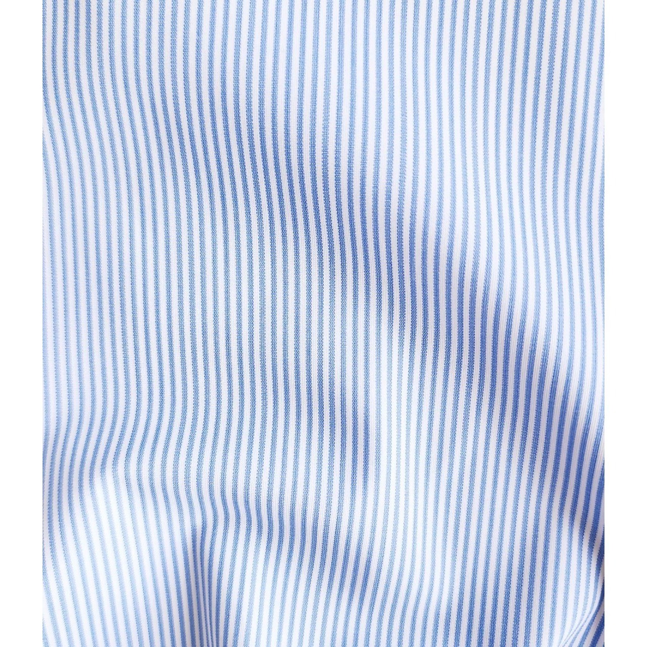 Collars & Co Mens Size Medium Apex Performance Dress Shirt Blue White Stripe NEW