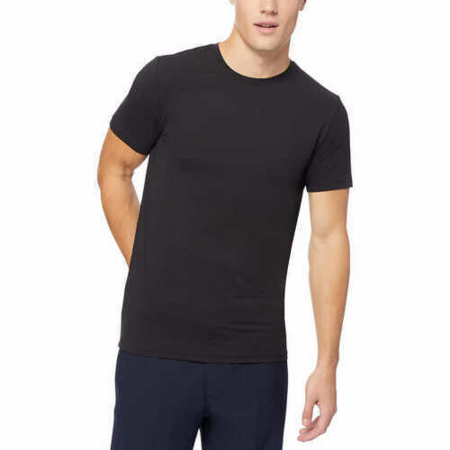 32 Degrees Men’s Cool Tee, 3-pack Large Black Crew Neck Large