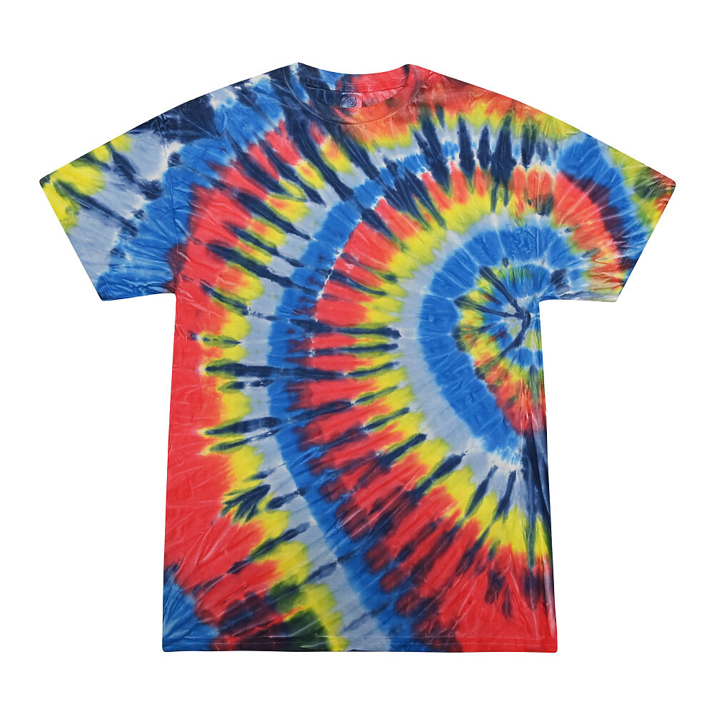 Harmony Tie Dye T-Shirts Adult & Kids Sizes Cotton Colortone