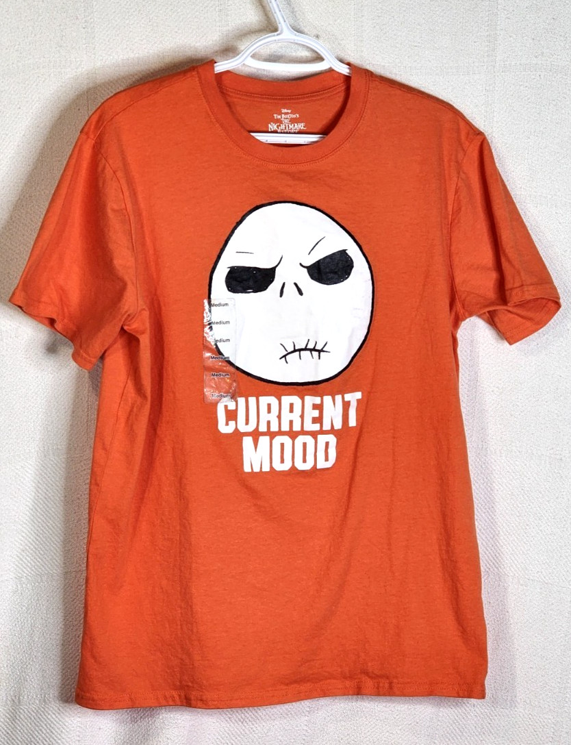 Disney Tim Burton’s Nightmare Before Christmas Current Mood Graphic Tee Size M