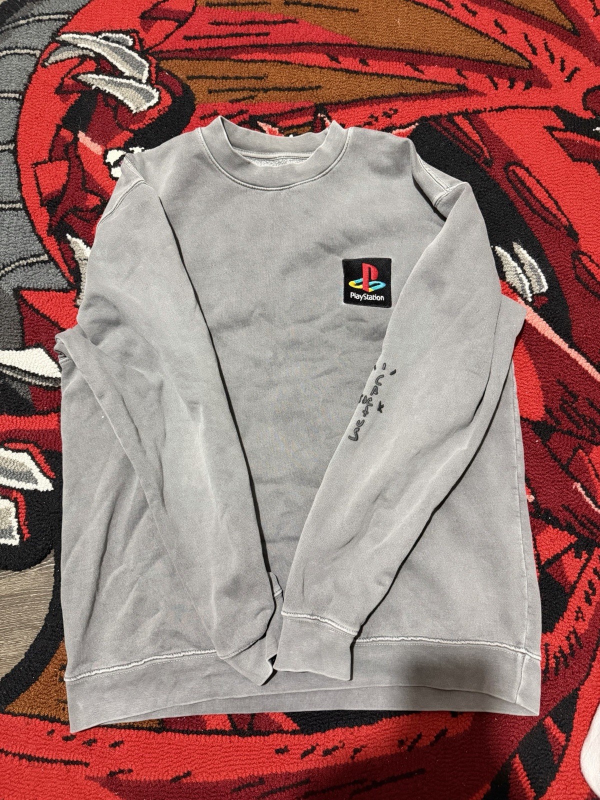 Travis Scott Cactus Jack Men’s Long Sleeve PlayStation x Size Large