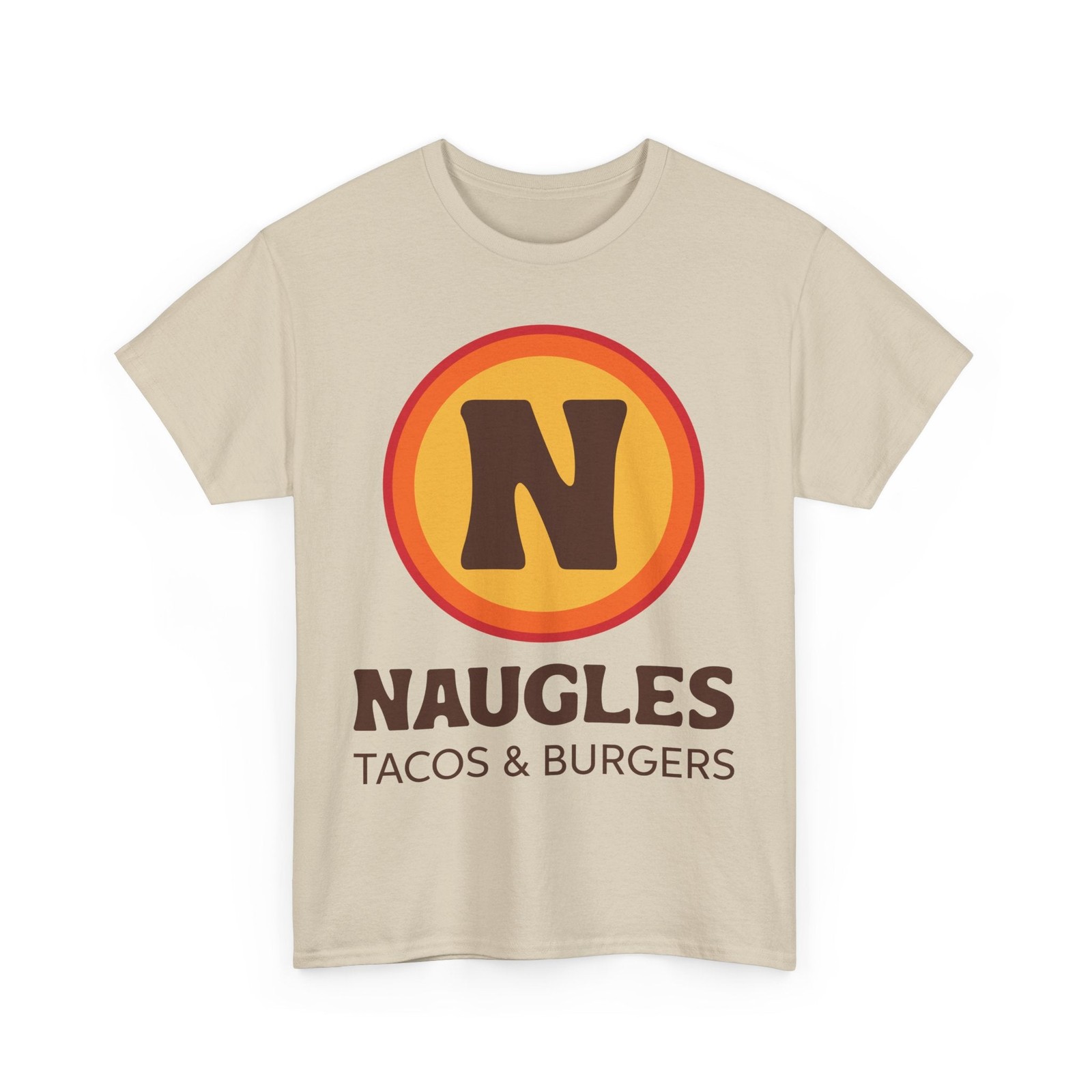 Naugles Tacos & Burgers Vintage Fast Food Logo Restaurant T-Shirt