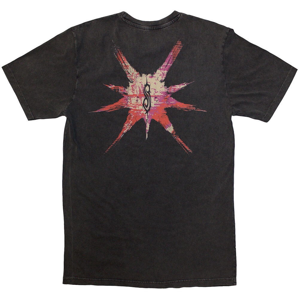 Slipknot – The End, So Far Barcode- Charcoal Grey Stone Wash t-shirt