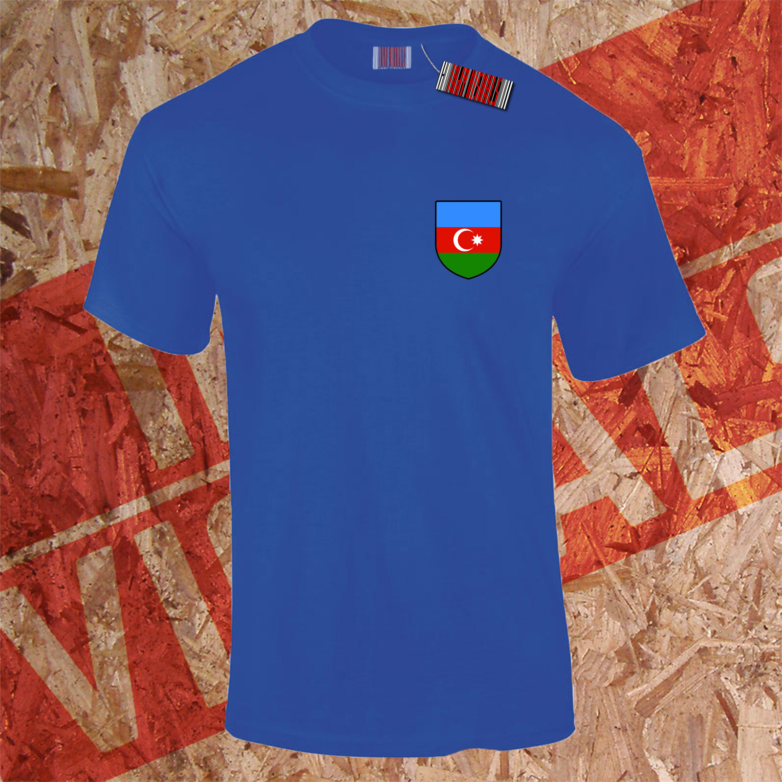 Azerbaijan Supporters T-Shirt Crest Day World Cup Baku Football 2022 Unisex