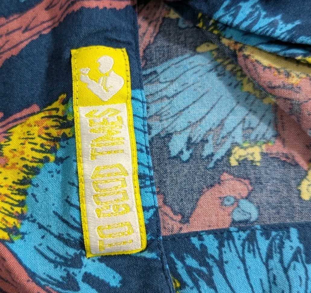 The Hawaiian Shirt By Rowdy Gentlemen Men’s Size XL Parrots AOP 100% Viscose