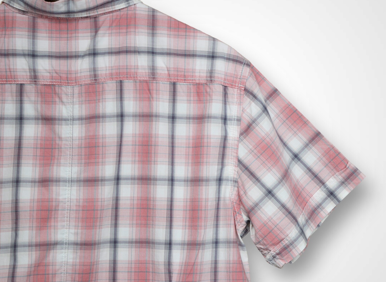 White Stuff Men’s Shirt Slim Fit Short Sleeve Size S 100% Cotton