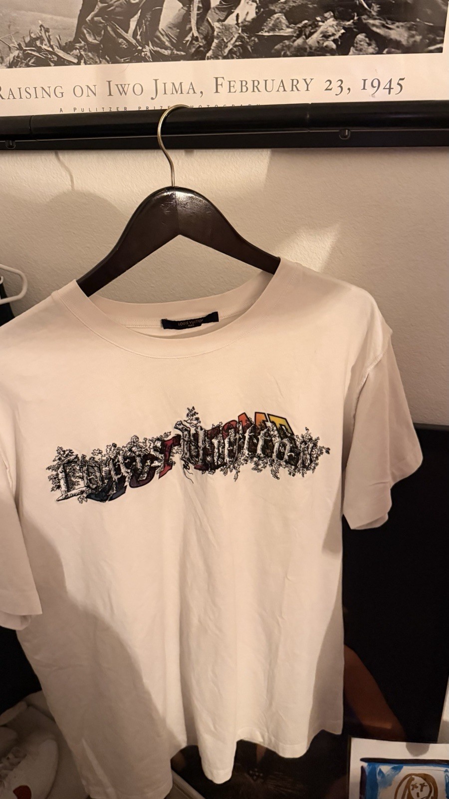 Louis Vuitton Virgil Abloh SS19 Wizard of Oz Spiral Tee White Men’s L