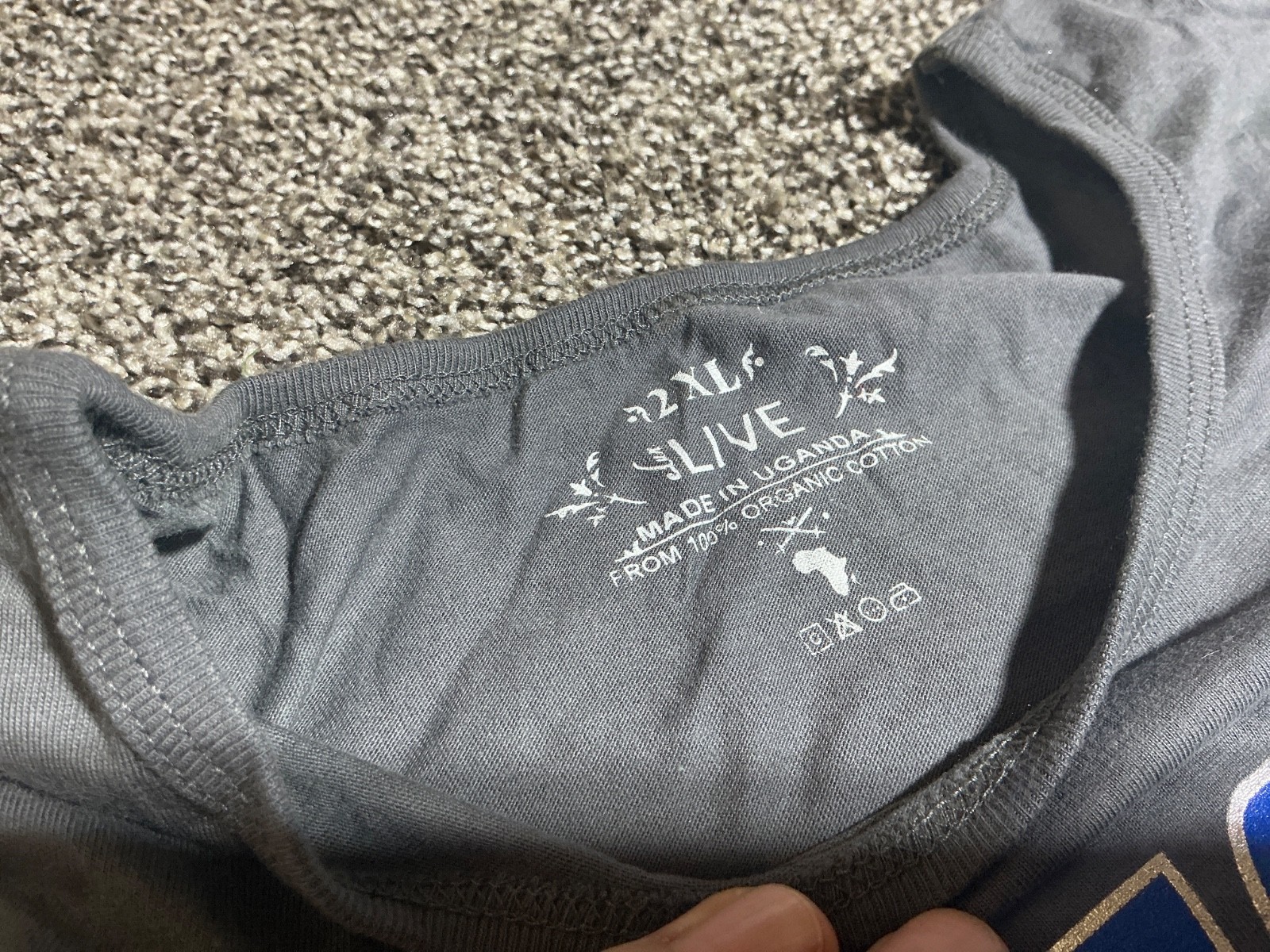 St Charles North Youth Wrestling Team Shirt – Gray – Various Youth Sizes