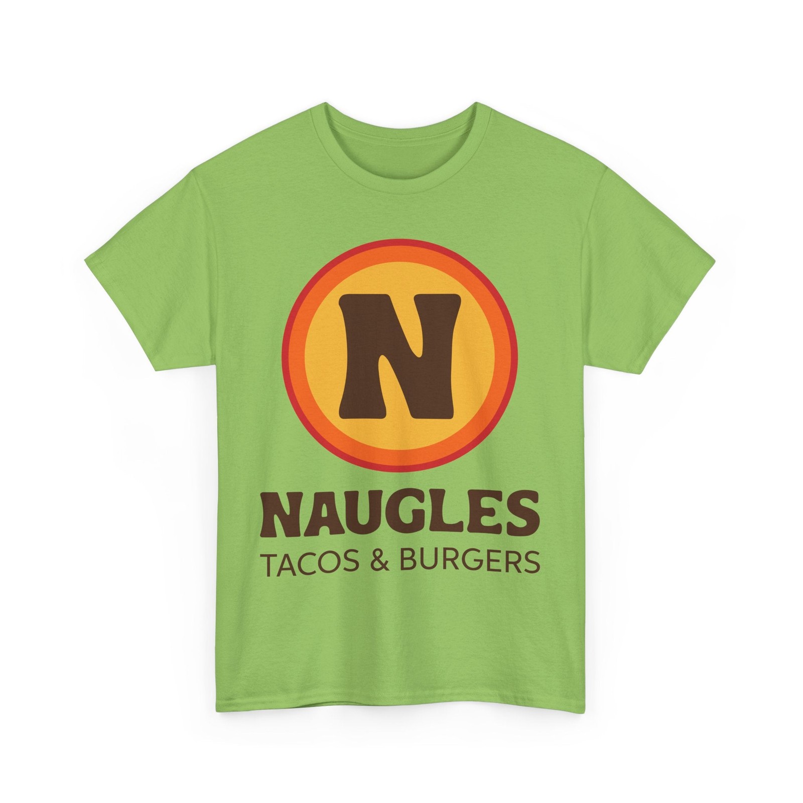 Naugles Tacos & Burgers Vintage Fast Food Logo Restaurant T-Shirt