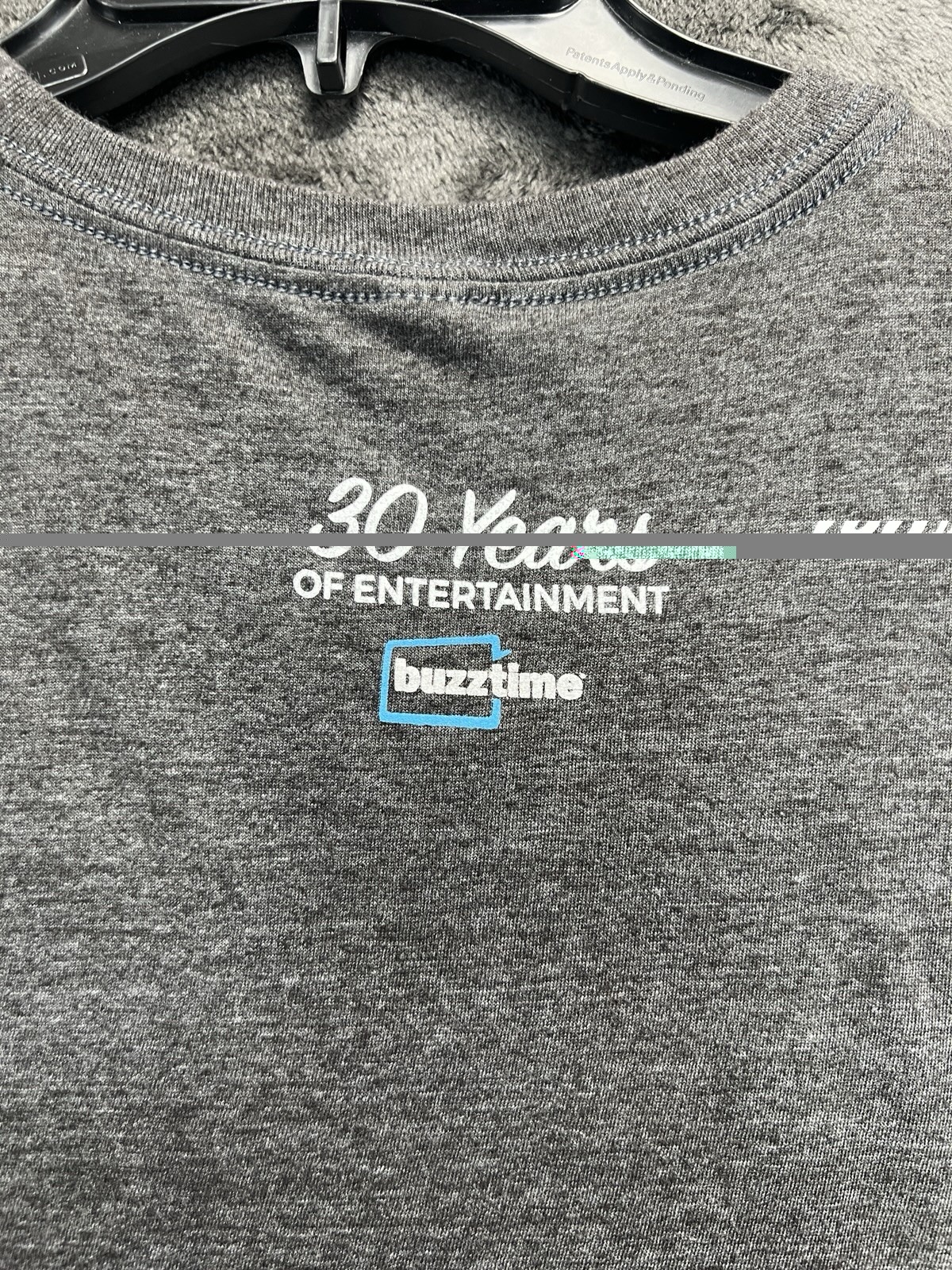 District Made Buzztime 30 Years Entertainment Graphic T Shirt Men’s XL Gray