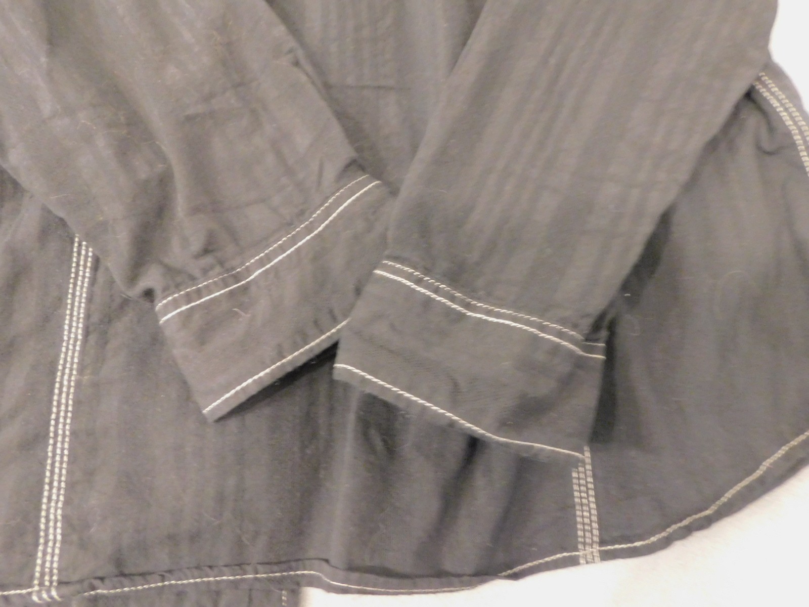 Machine Shirt Button Down Men’s XL 100% Cotton Machine Wash Pockets Snaps E114