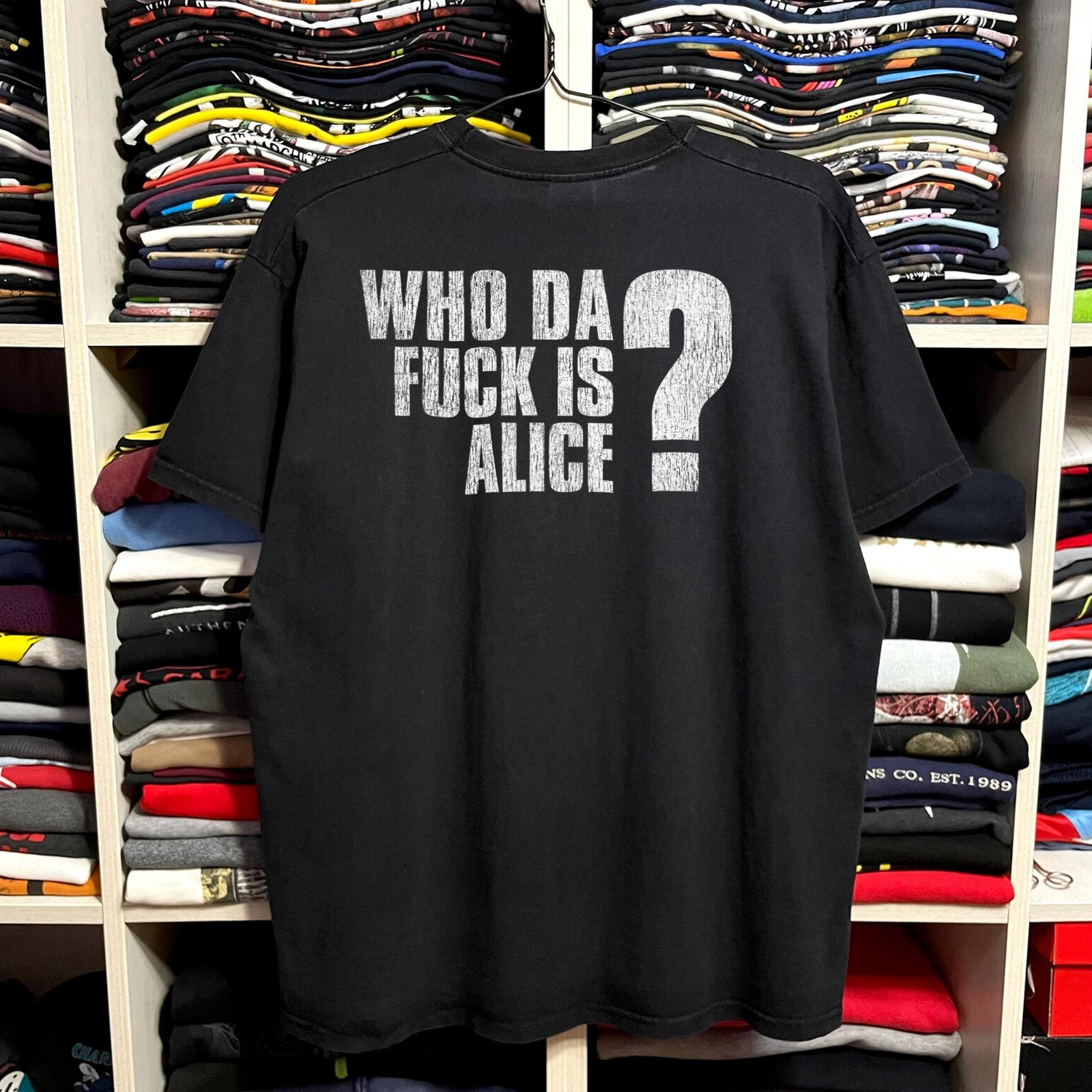 Rare ’89 Alice In Chains Aged T-Shirt Black XL