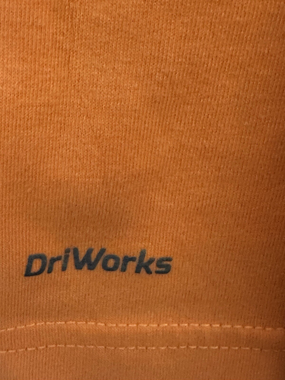 Athletic Works Orange Long Sleeve T-Shirt Moisture Wicking DriWorks Size X Large