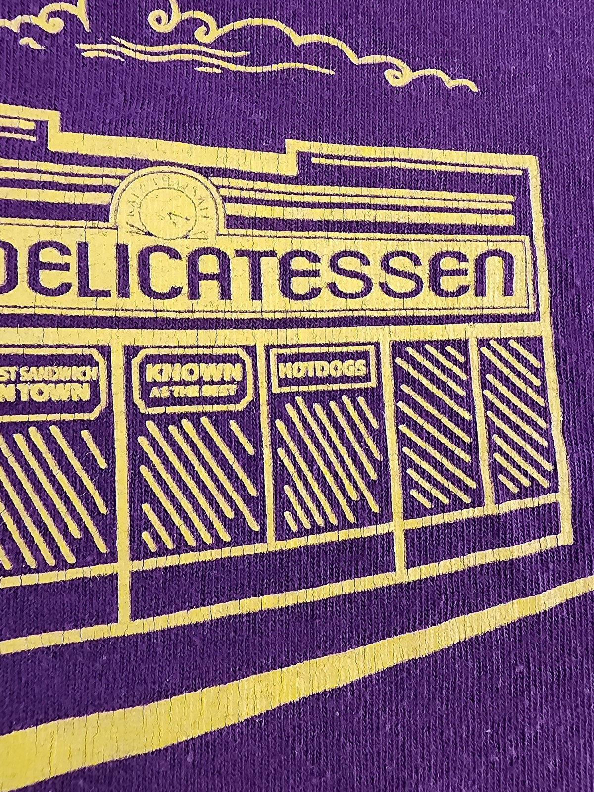 Katz’s Delicatessen Shirt Mens Medium Send A Salami To Your Boy Army Adult A37