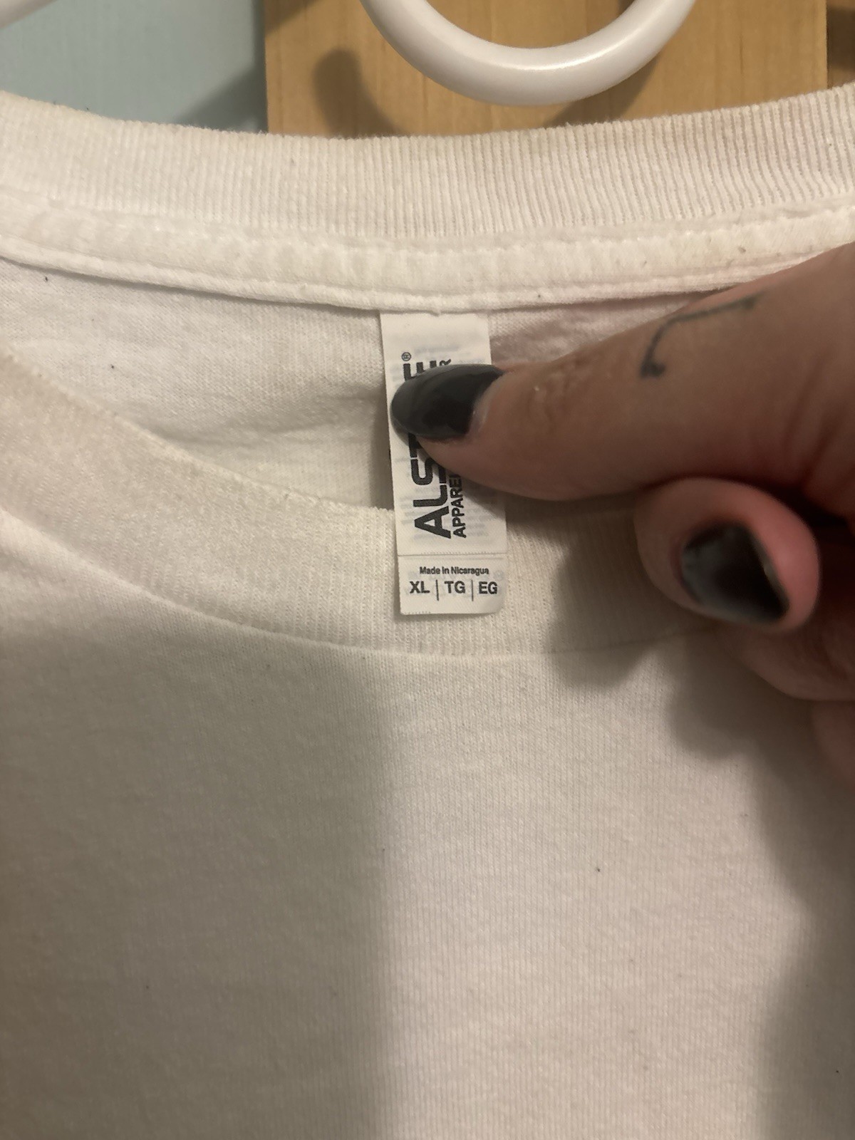 Alstyle Apparel Activewear Plain White Tshirt XL