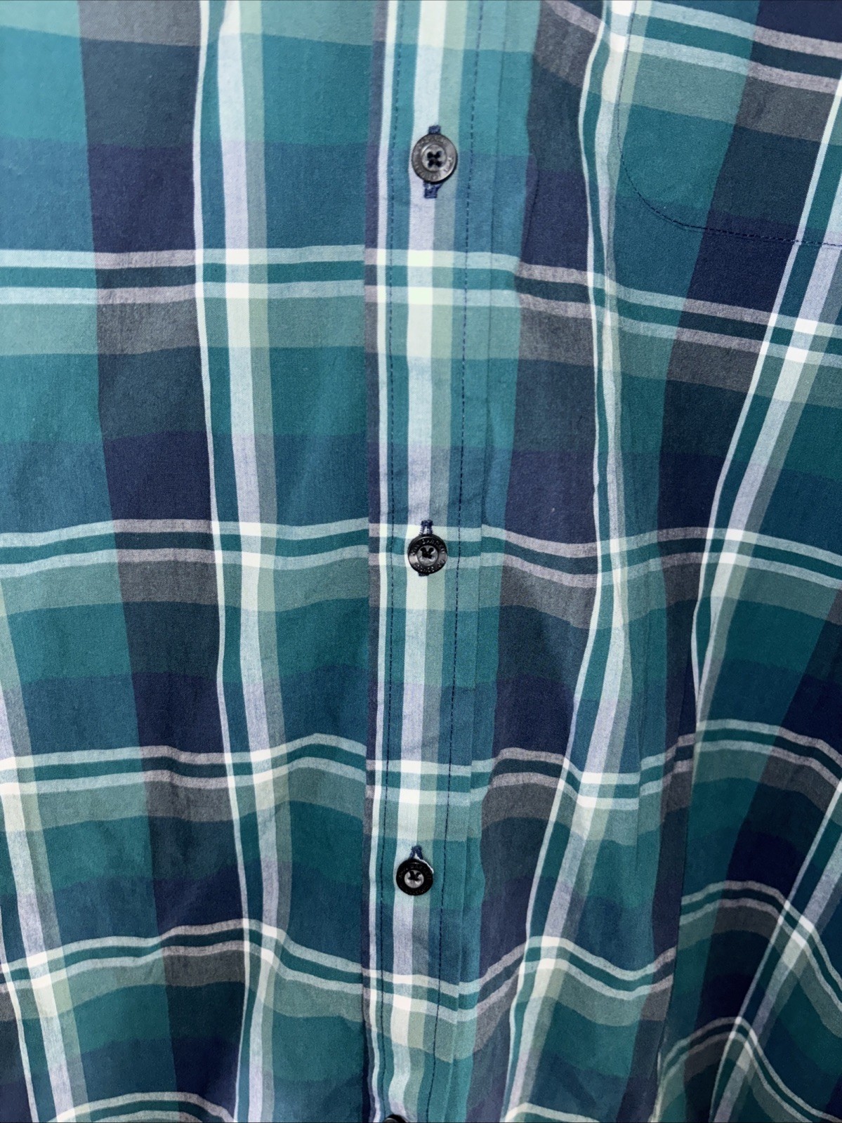 NWT John Bartlett Long Sleeve Button Down Shirt Plaid Men’s Size L NEW $49.50