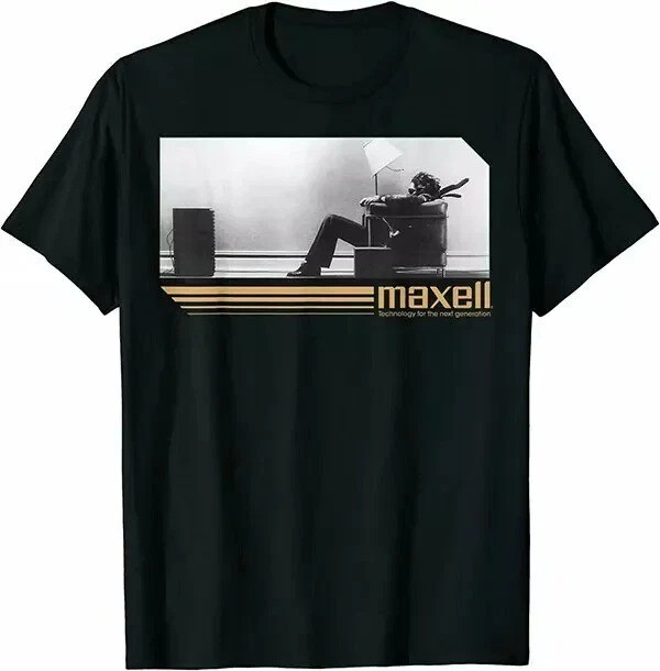 Maxells Funny Retro T-Shirt full size S to 3XL