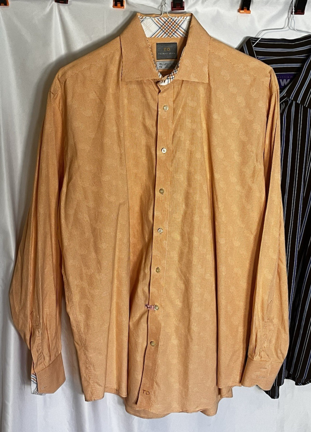 Lot of 3 Nautica, TD Thomas Dean, William Shirts Long Sleeve Multi Colors XXL