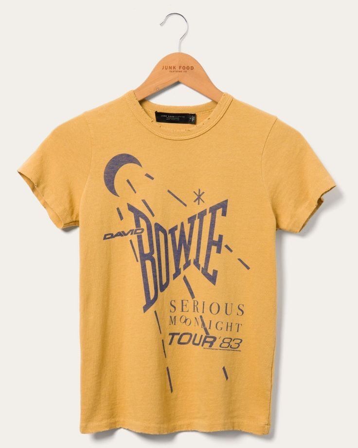 David Bowie Serious Moonlight Tour 83 Graphic Reprint Unisex T Shirt AHN01461