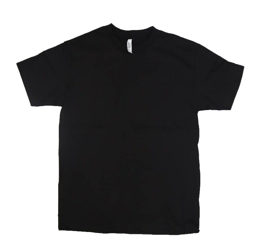 American Apparel Blank Short Sleeve T-Shirt Plain Multi Color Mens Medium 7 Pack