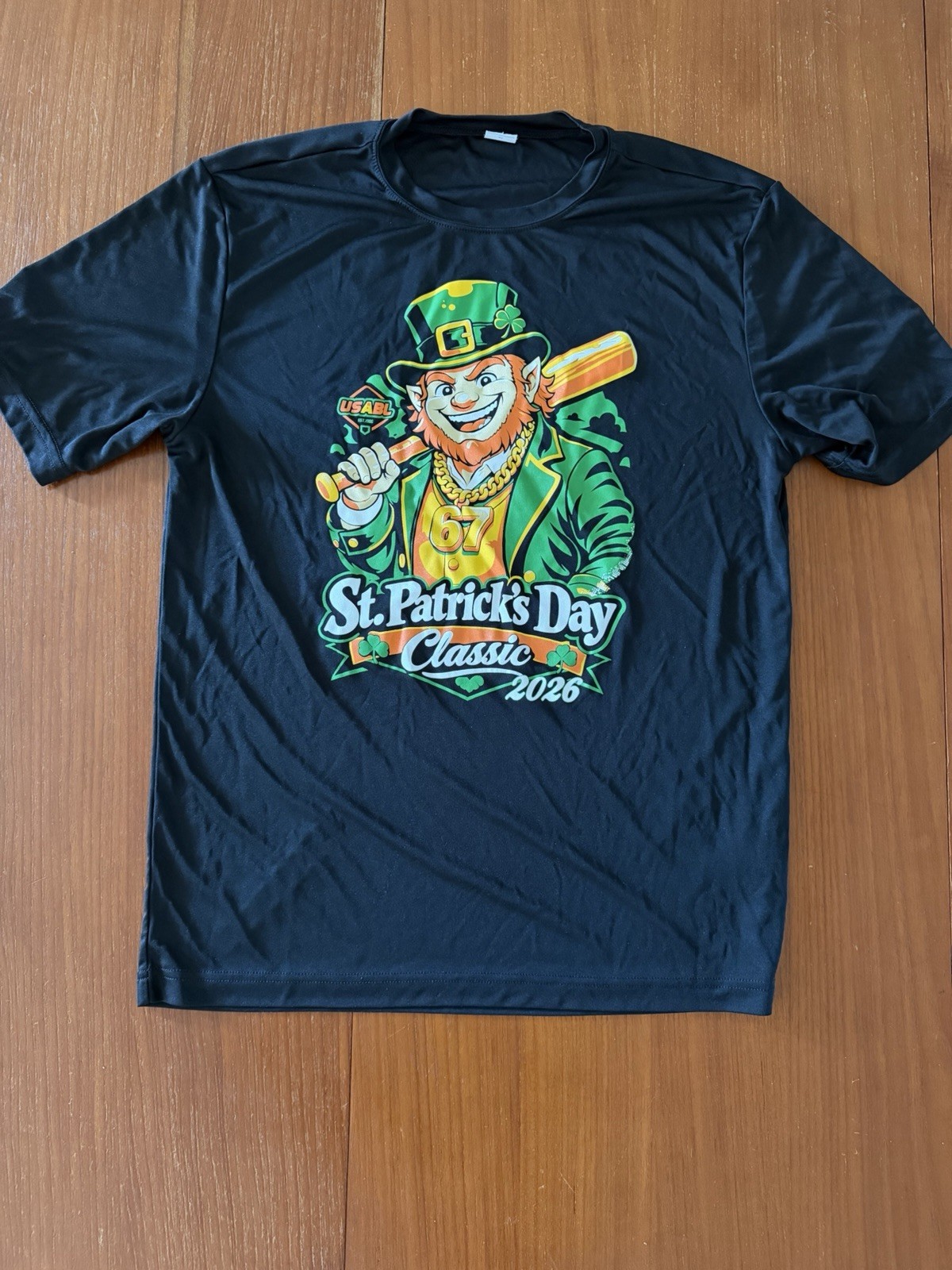 USABL Baseball Tournament T Shirt St Patrick’s Day 2026 Adult Medium