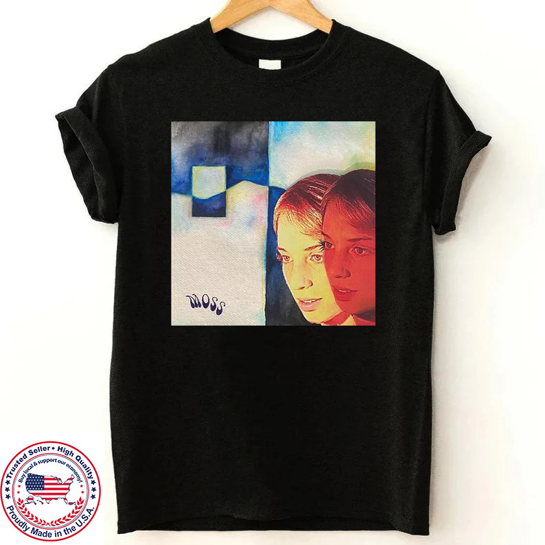 Maya Hawke Moss Black Cotton T Shirt Full Size S-5XL