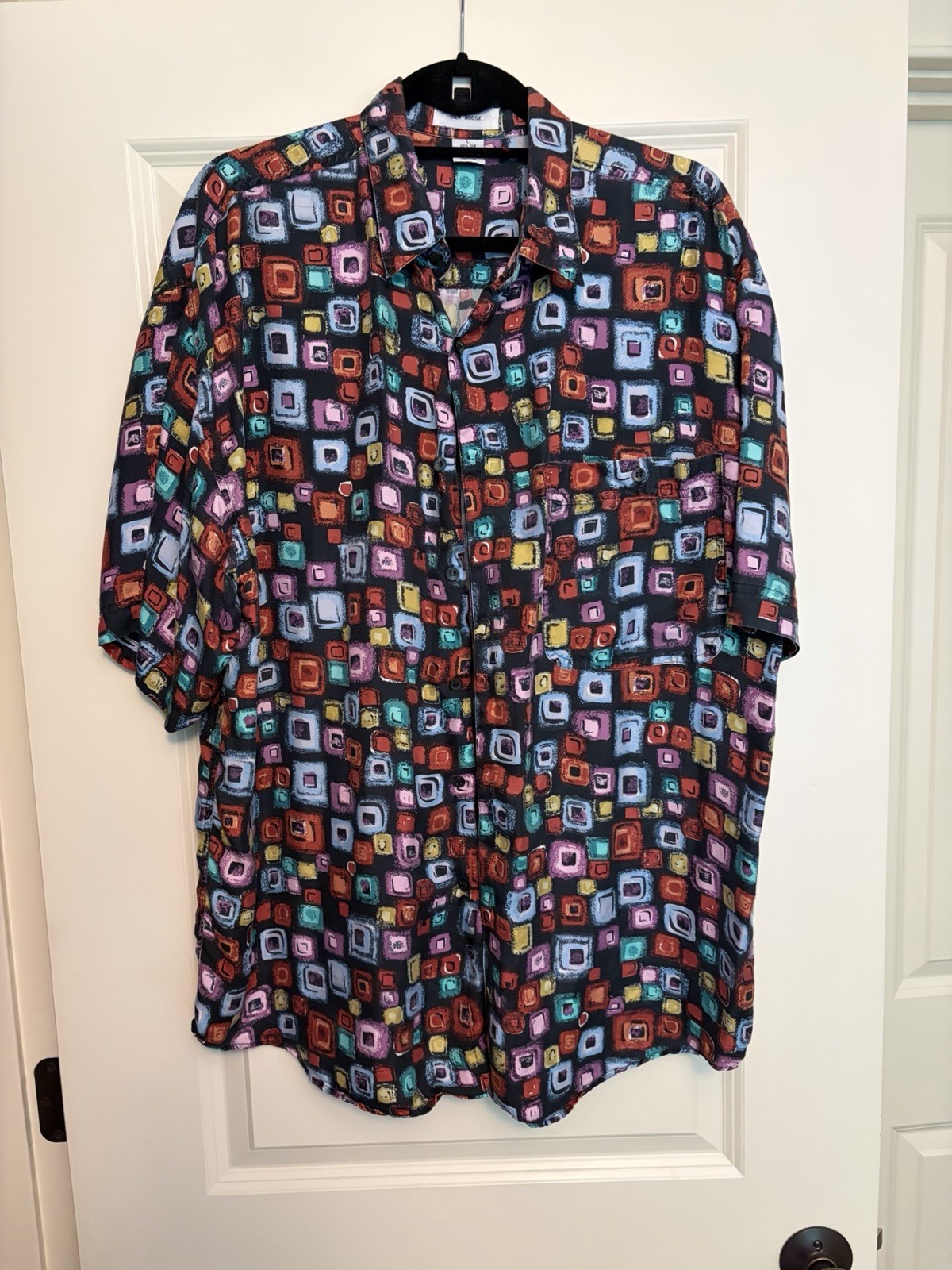 Silk House Men’s Button Down Shirt Size L Multicolor