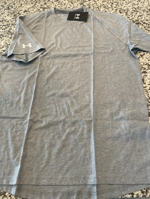 Under Armour S Small team athletics shirt 1360695 Locker grey 035 NEW