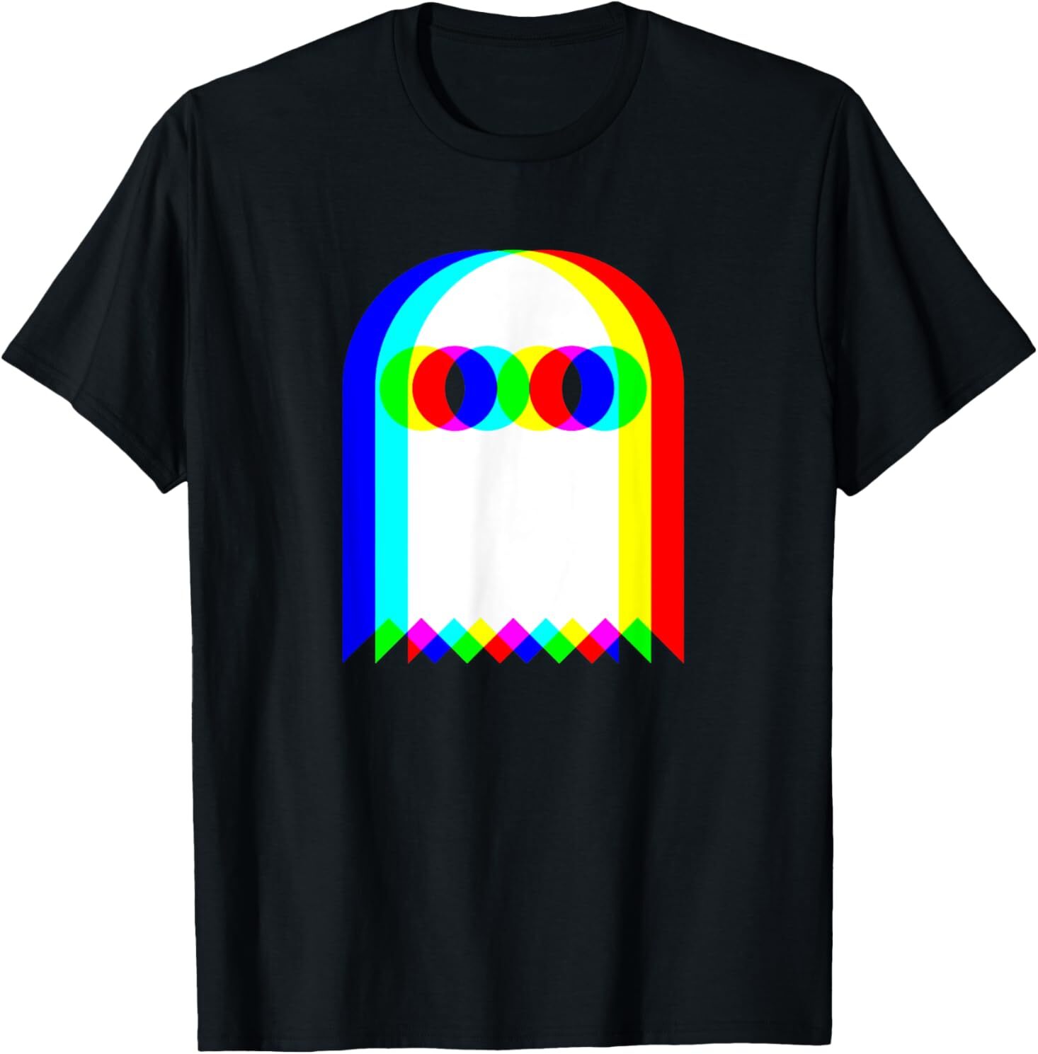 Ghost Trippy Vaporwave Halloween Techno Rave EDM Music Party T-Shirt