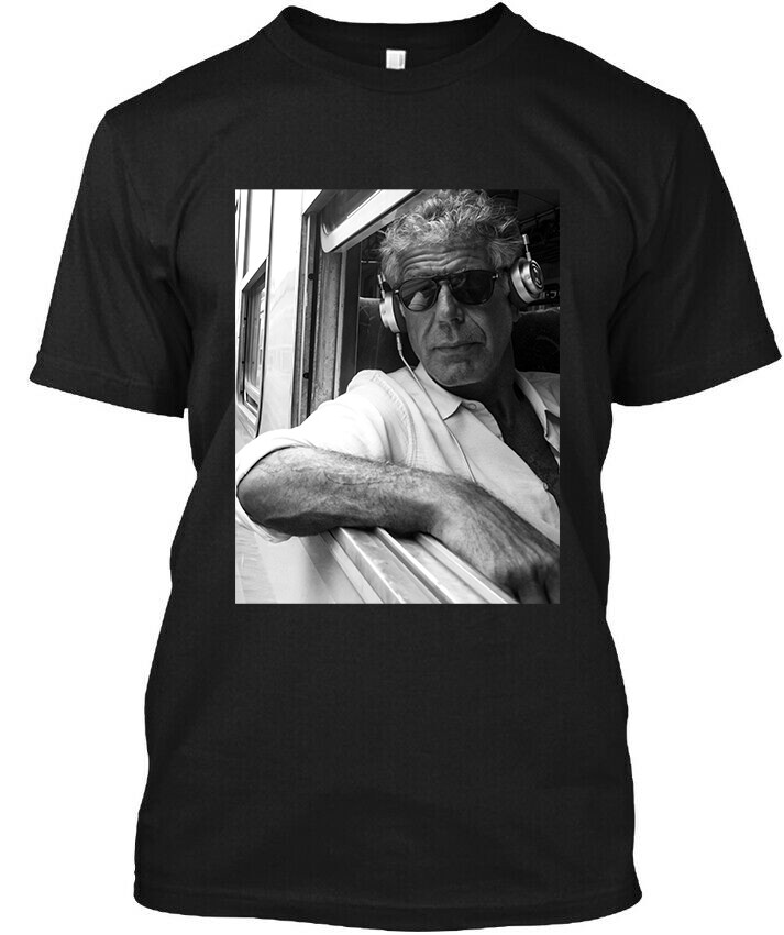 Limited NWT Anthony Bourdain American Chef Book Author Journalist T-Shirt S-4XL