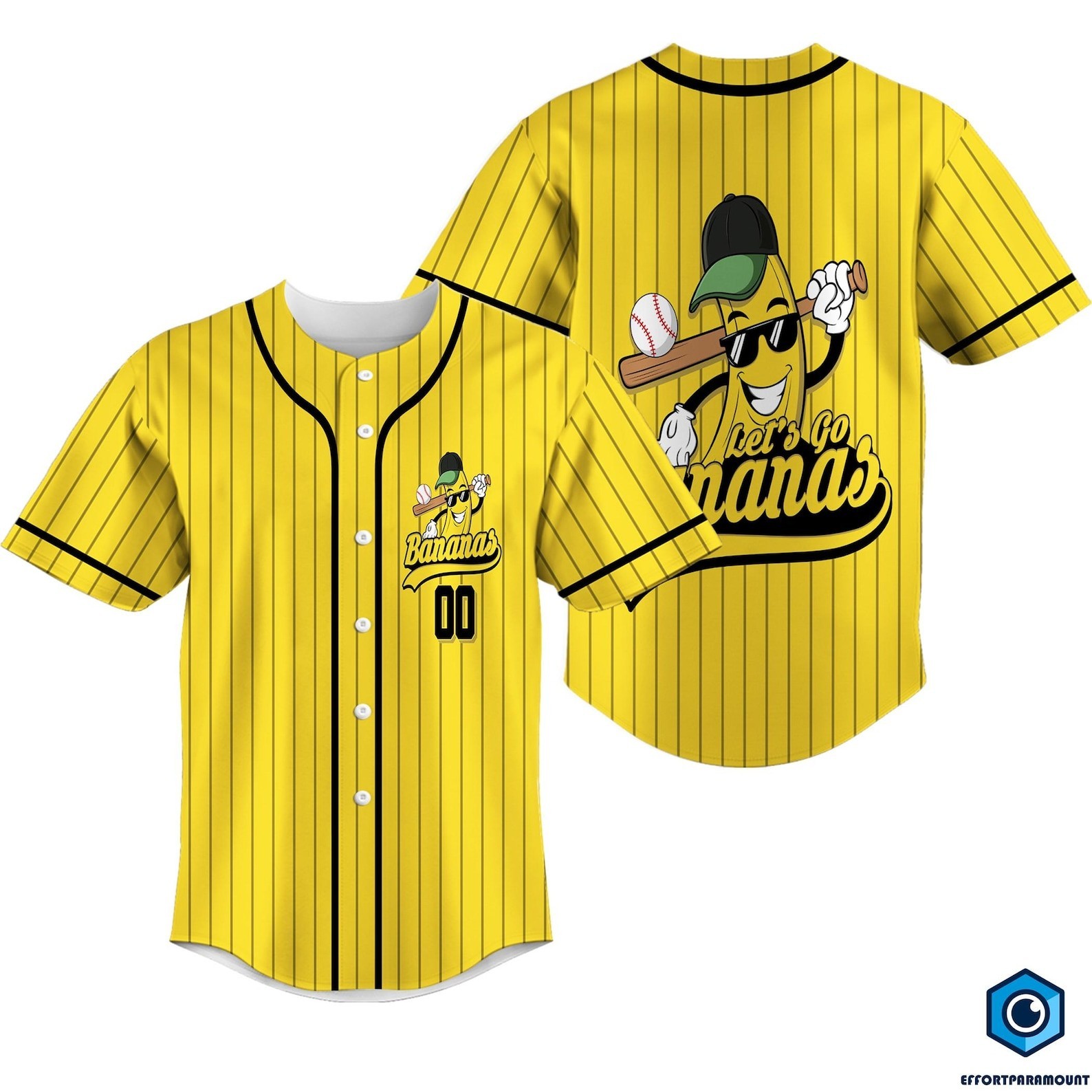 Custom Baseball Jersey, Funny Banana Baseball Jersey, Gift For Savannah Jersey