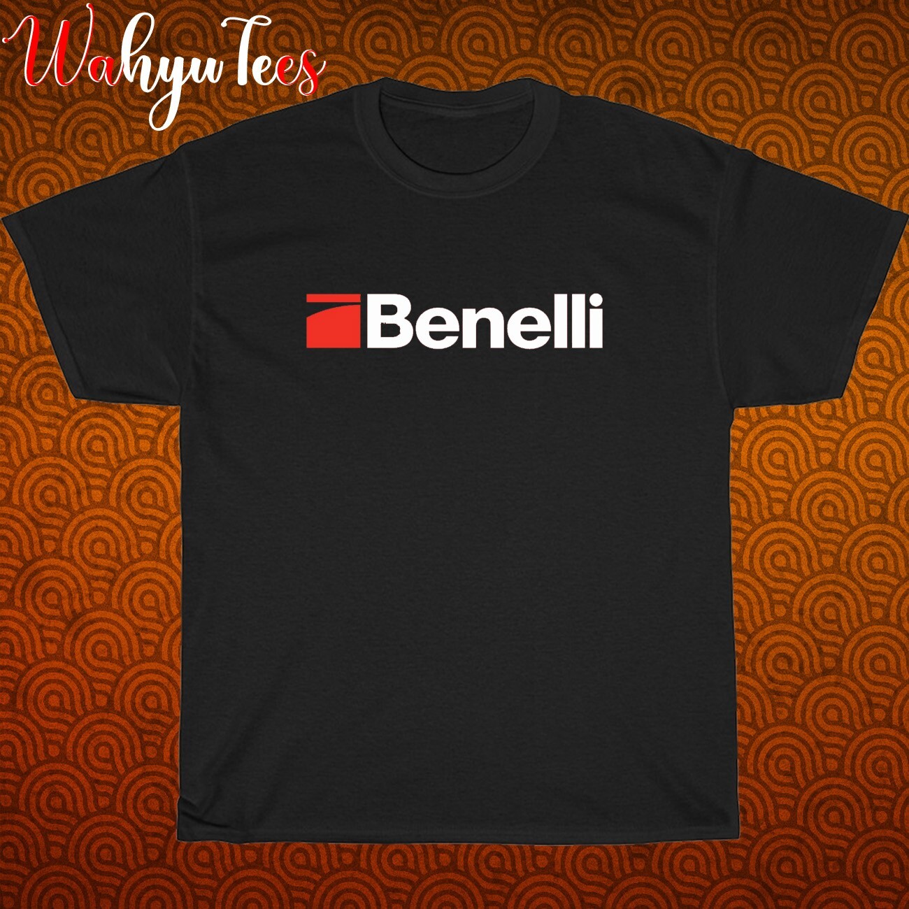 New Benelli Shotgun Logo Black/Grey/Navy/White Size S-5XL Unisex T-Shirt