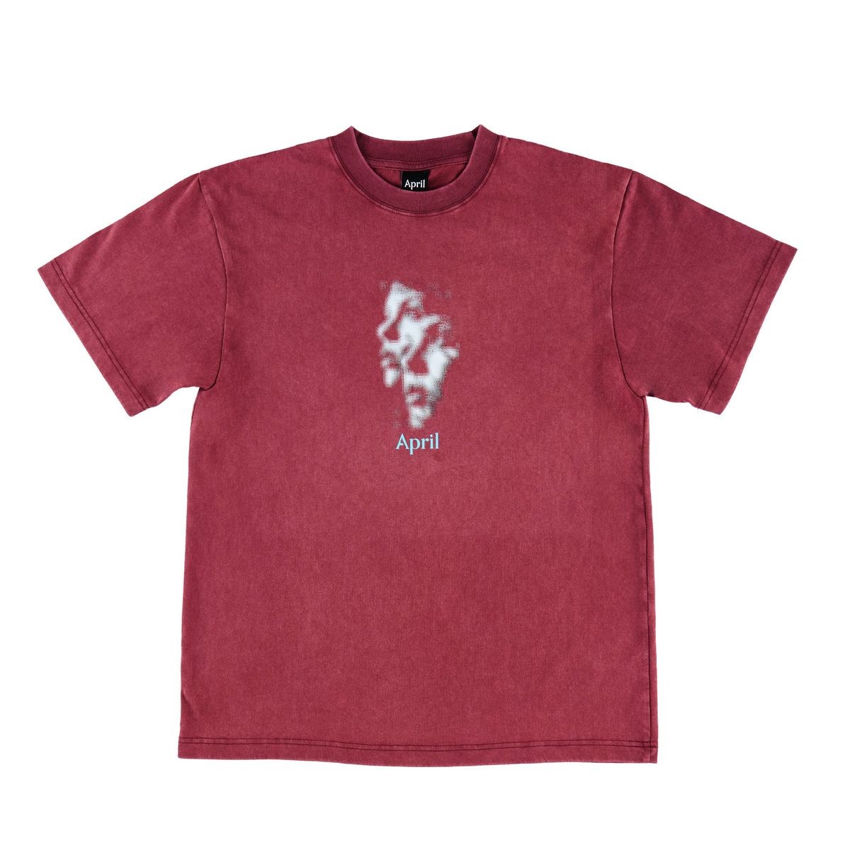 April Skateboards Shirt Two Face Mahogany