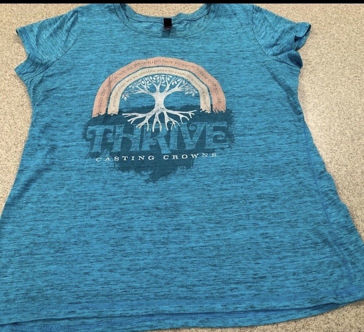 Casting Crowns XXL T-shirt Thrive Tour Concert Tee Tree Roots Design New
