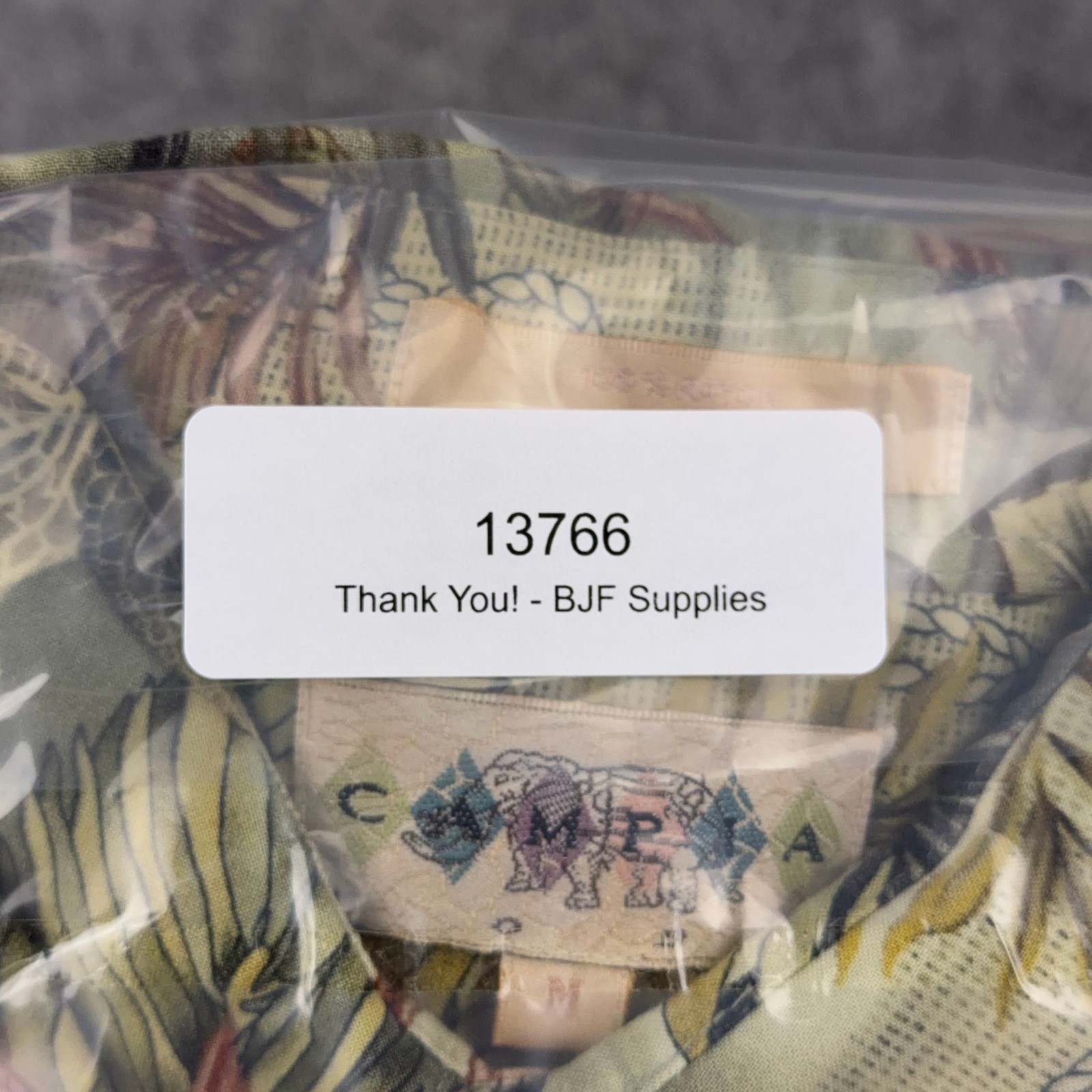 VTG Campia Moda Shirt Mens Medium Tropical Venice Santa Monica Rayon Aloha 90s