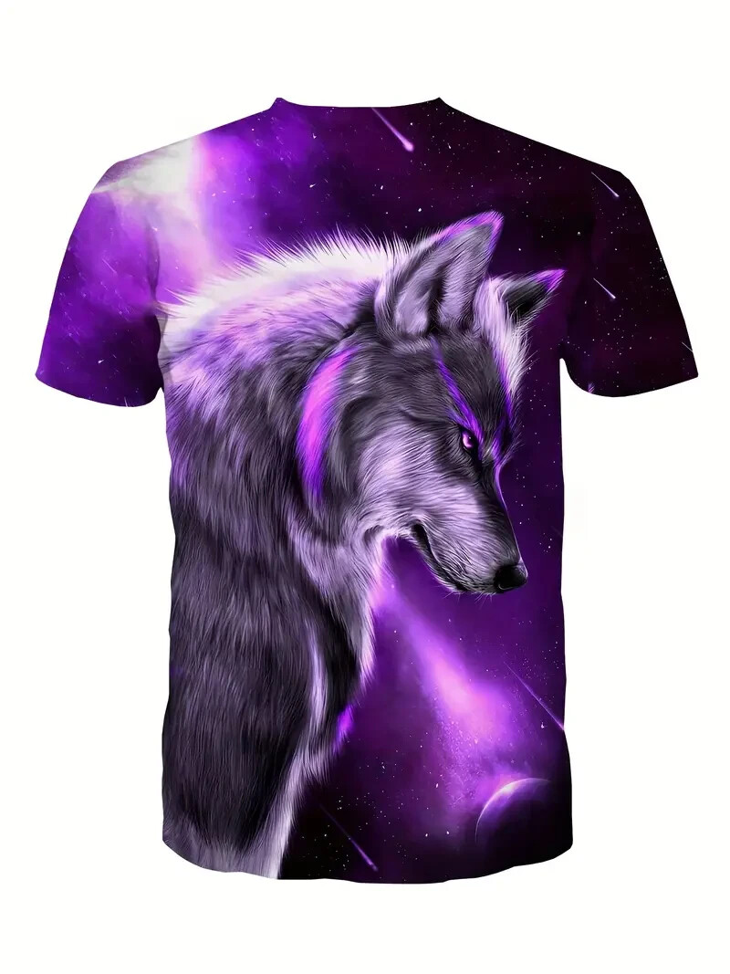 GRAPHIC WOLF 3D all over print Unisex T-Shirt XL VERY COOL