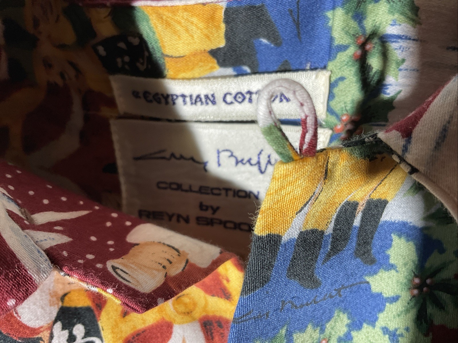 Reyn Spooner Guy Buffet Christmas Shirt M