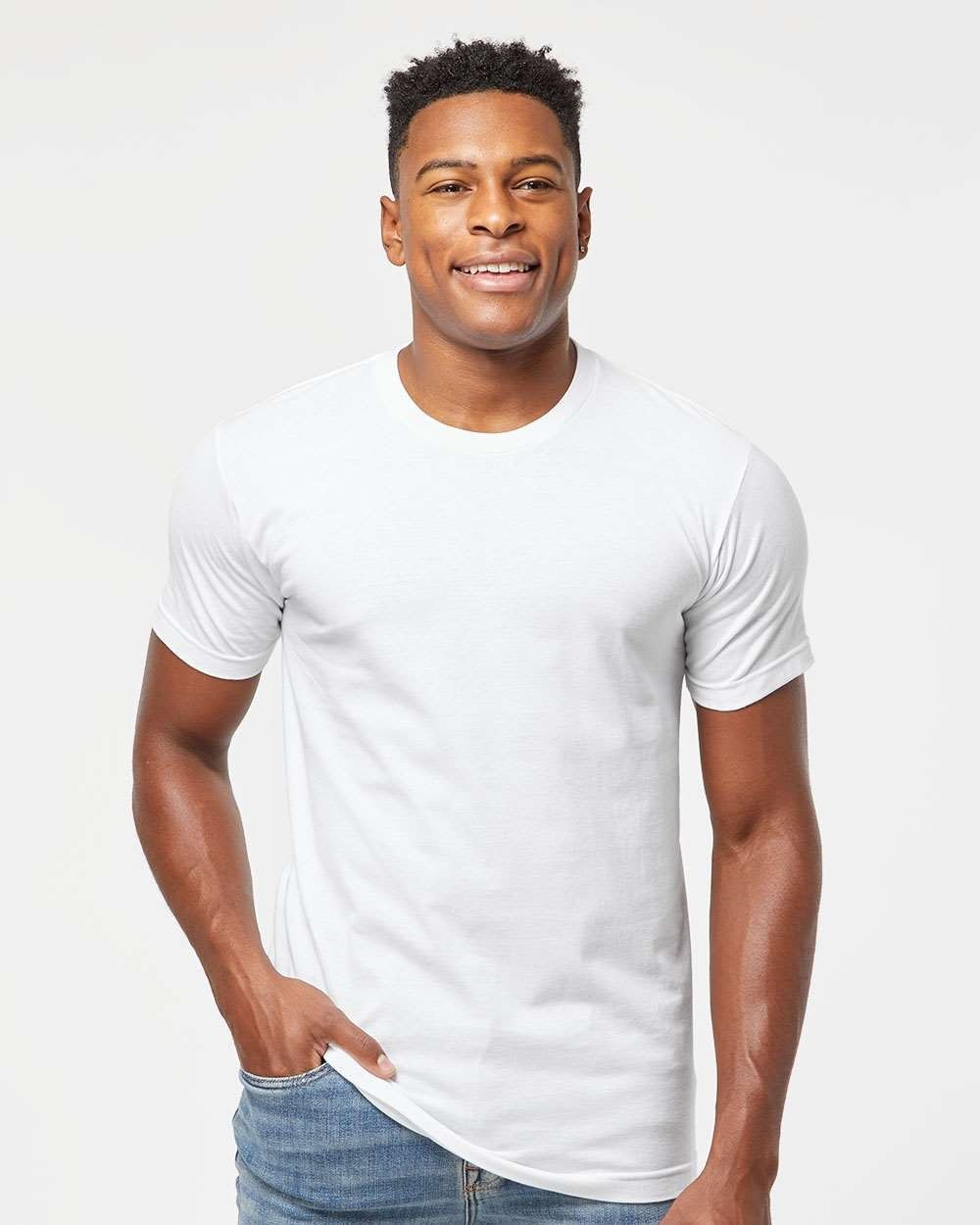 J & J Ink Private Label Unisex Short Sleeve T-Shirt 100% USA Cotton