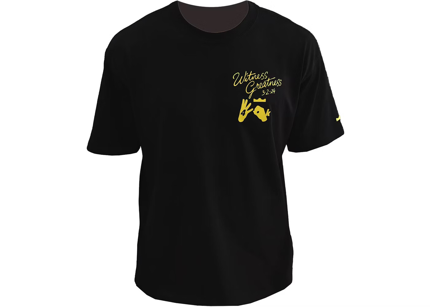 Nike LeBron James Uncharted Max90 40k Record Basketball T-shirt Black IH8536-045